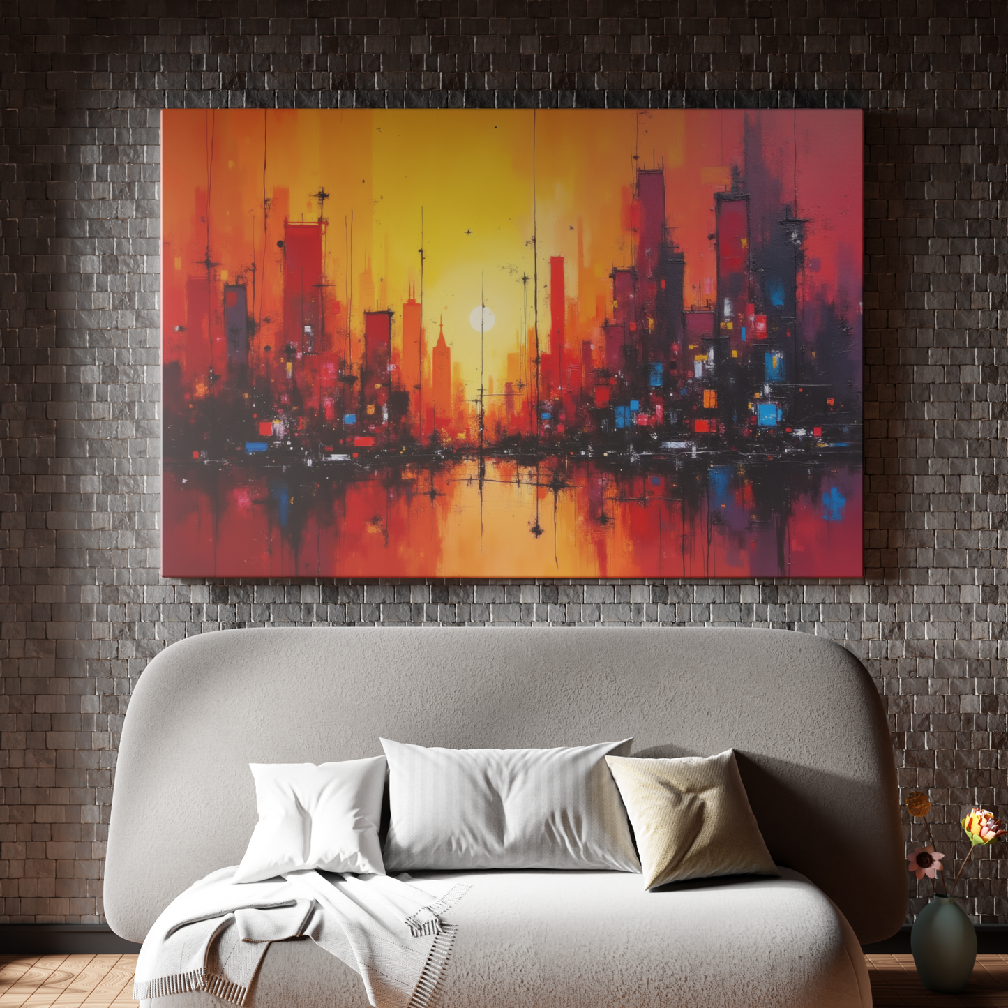 Sunset Symphony: Urban Silhouettes