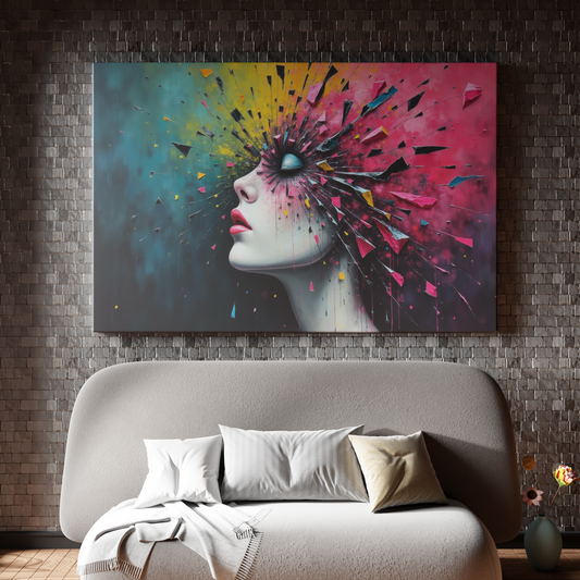 Explosive Color Portrait