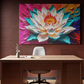 Eruption of Colors: Lotus in Full Bloom