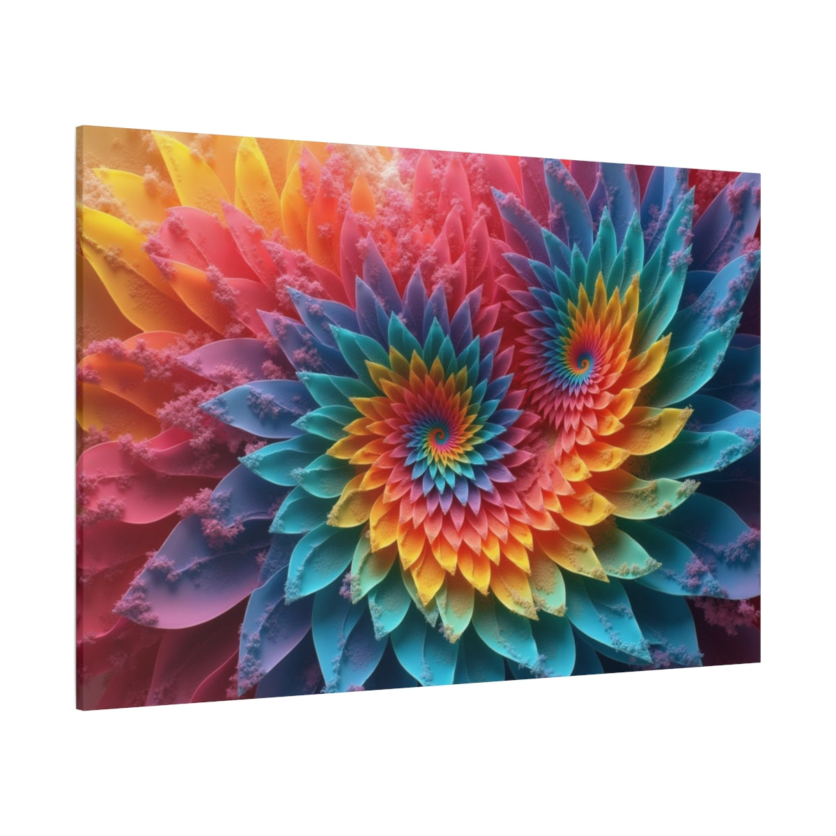 Radiant Kaleidoscope Blossoms