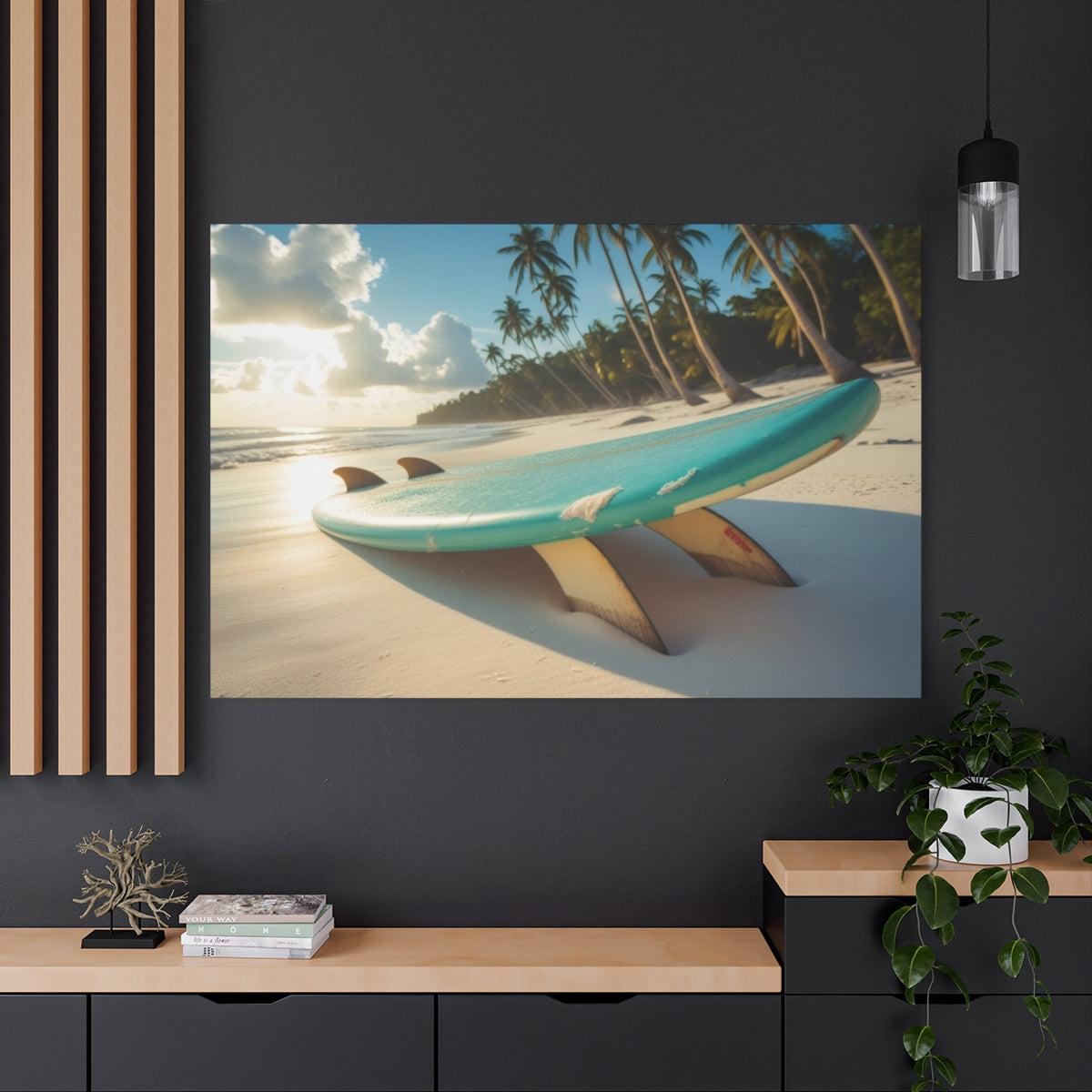 Surfboard Serenity at Dawn