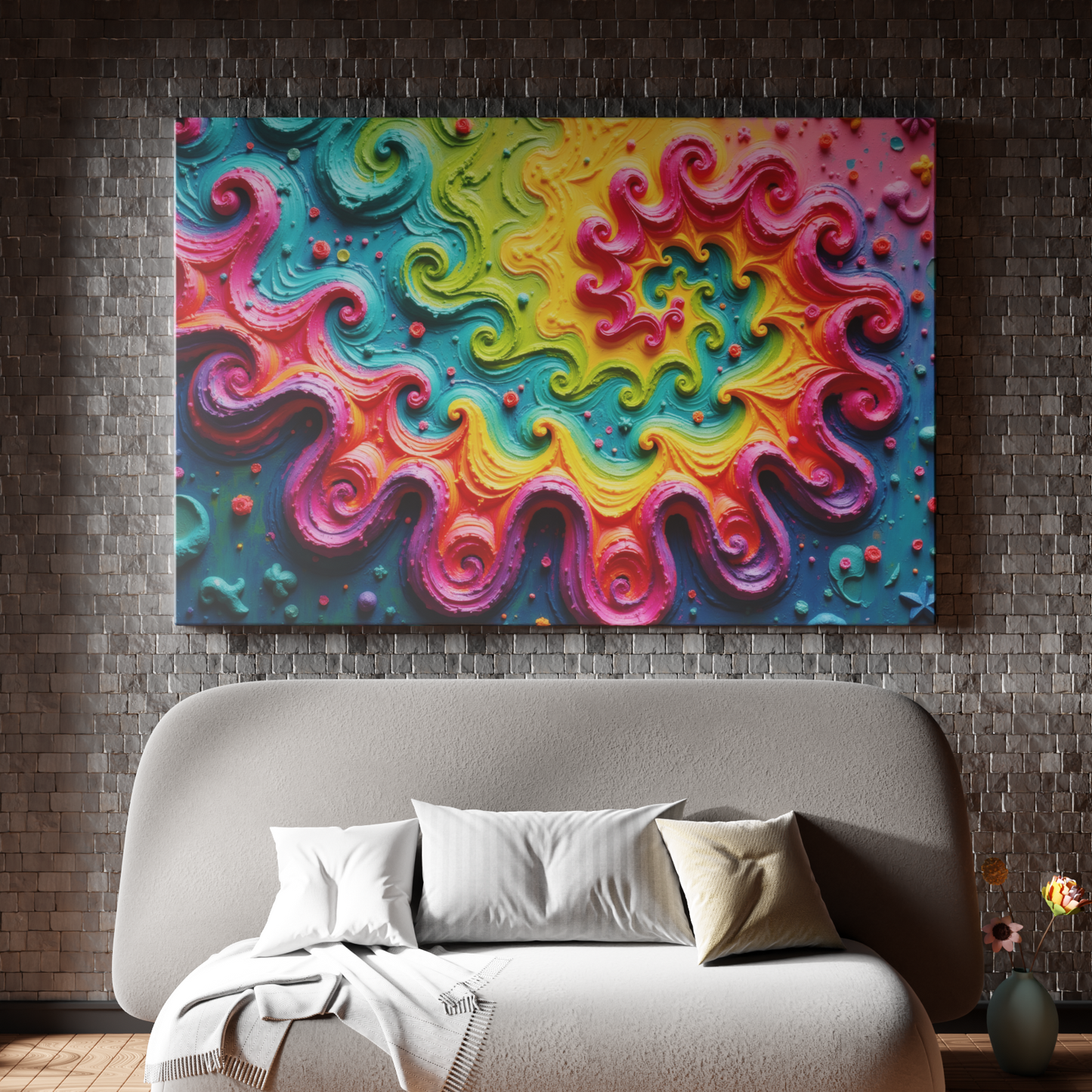 Swirling Vortex of Colors