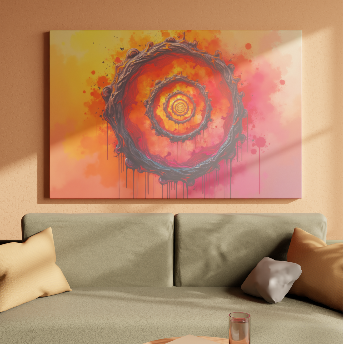 Spiral of Flames