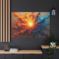 Explosive Geometry: Sunburst Symphony