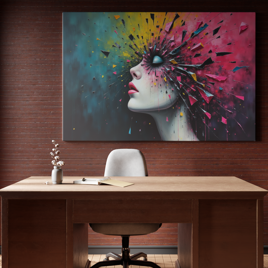 Explosive Color Portrait