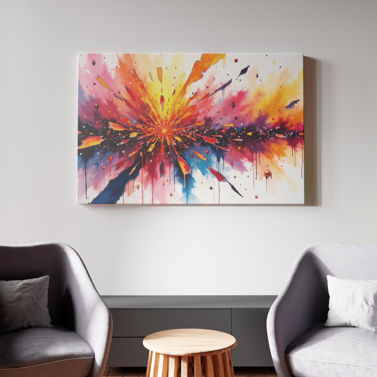 Explosive Burst of Color