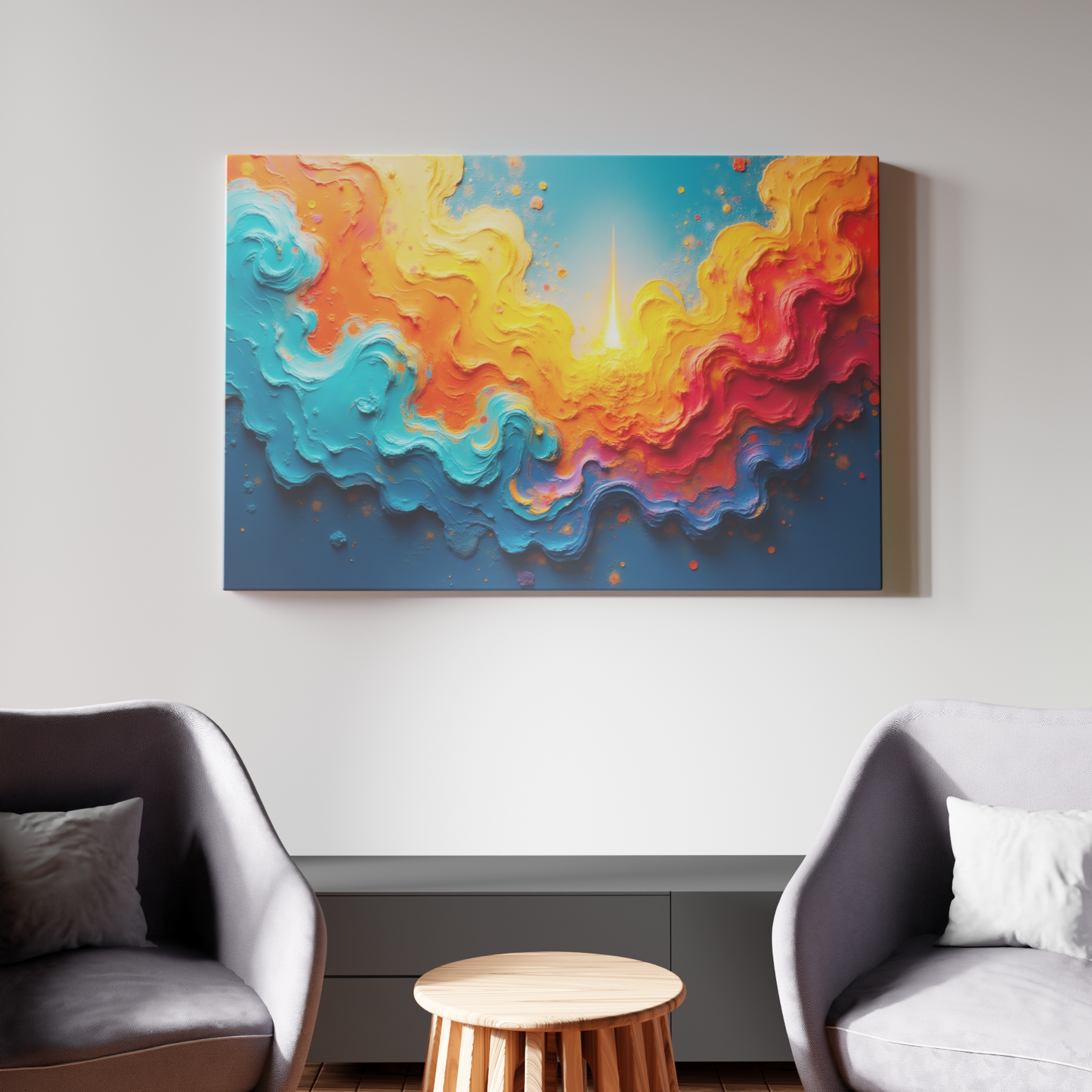 Eruption of Cosmic Colors