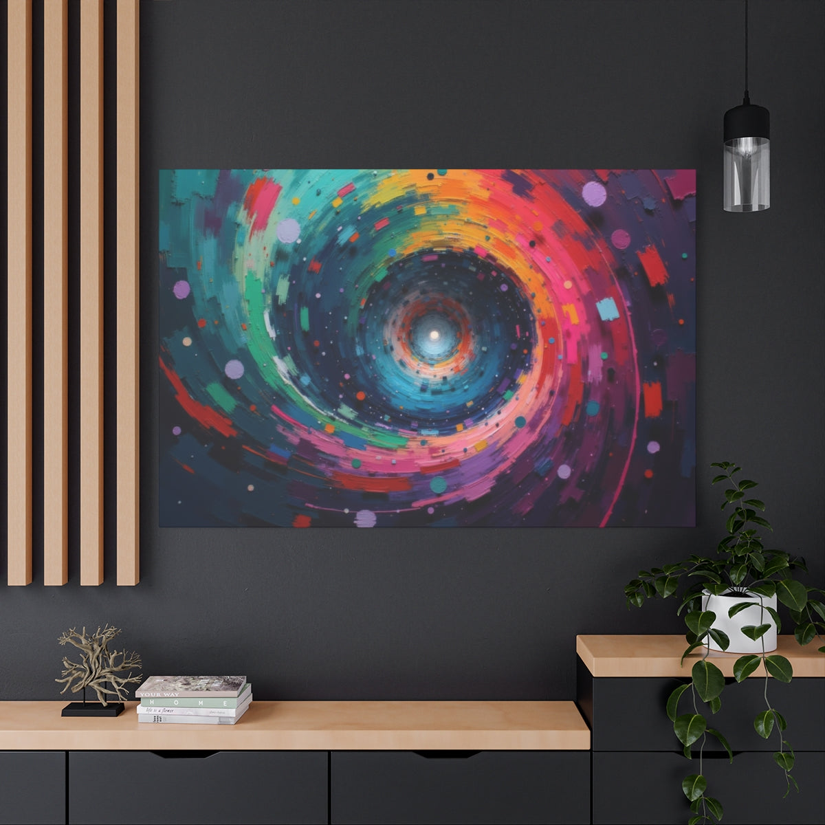 Cosmic Vortex of Color