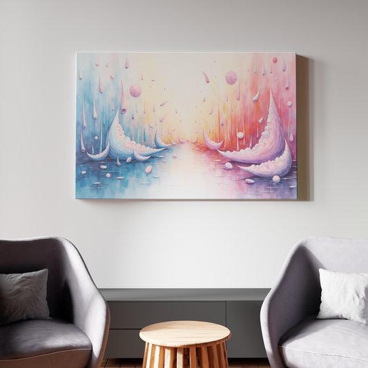 Dreamscape of Pastel Waves