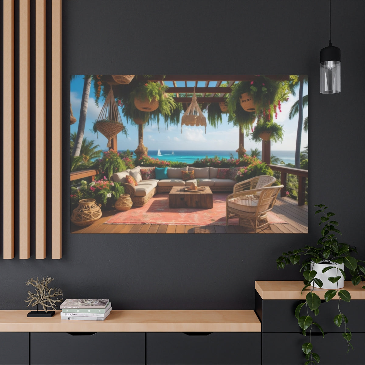 Tropical Oasis Retreat on a Beachfront