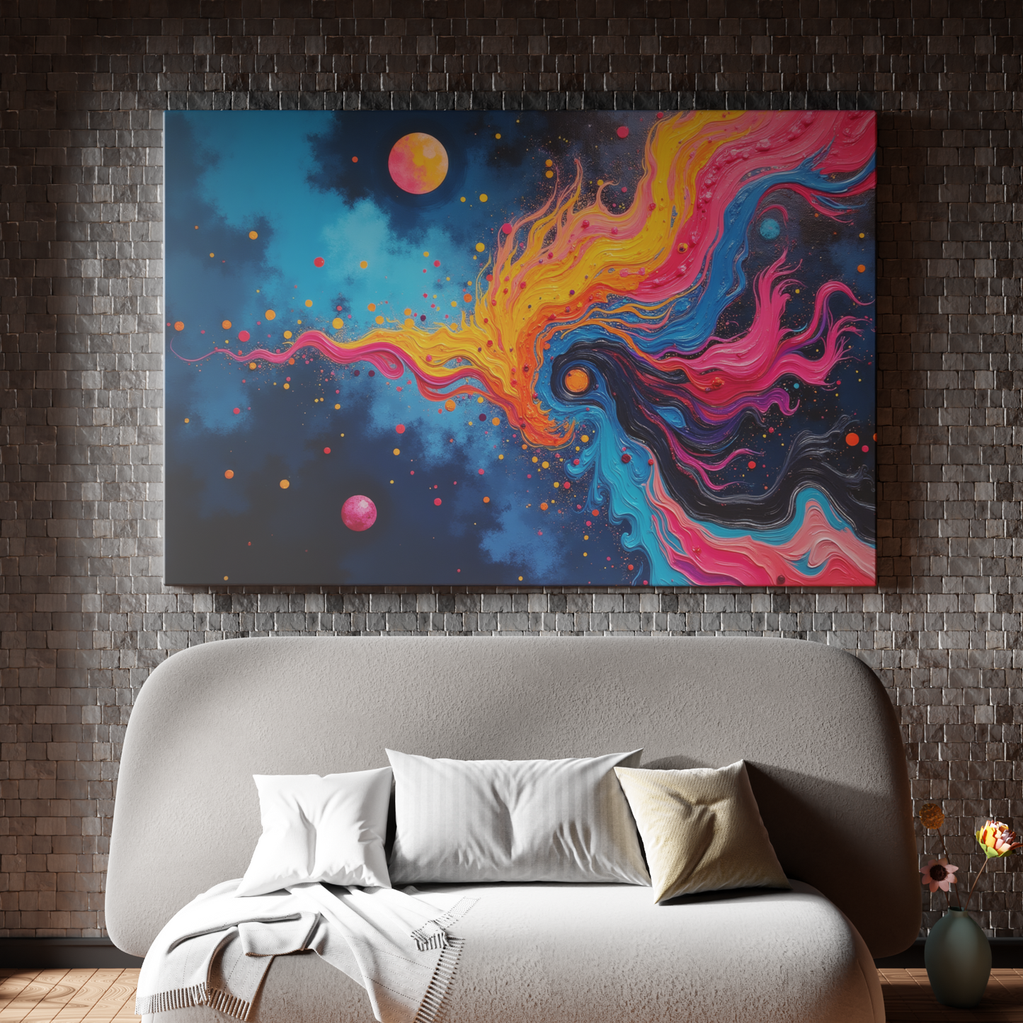 Cosmic Dance of Colors