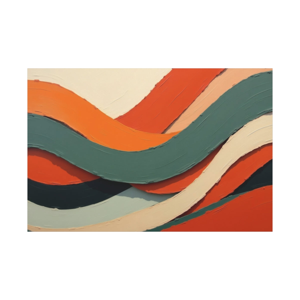 Flowing Harmony in Earth Tones