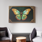 Ethereal Butterfly in Stained Glass