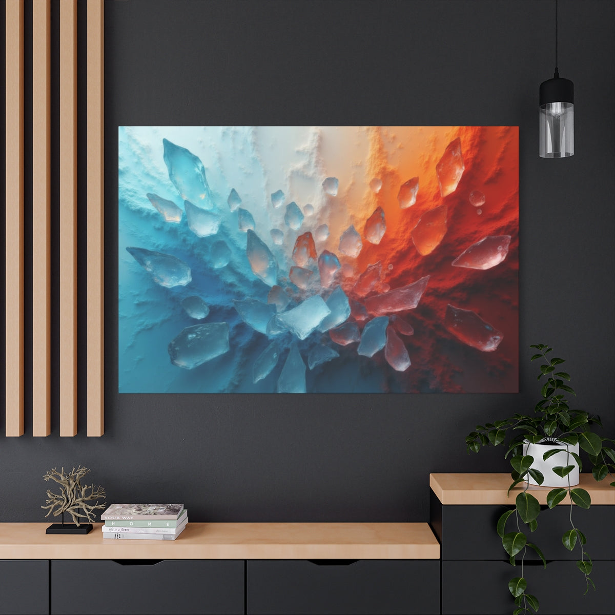 Crystalline Fusion: Fire Meets Ice