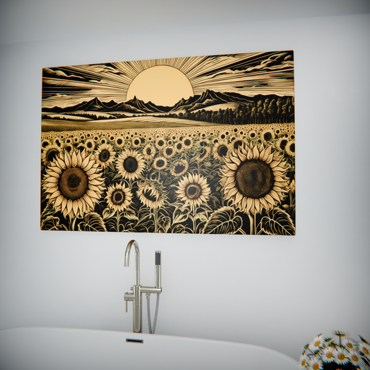 Golden Sunflower Sea
