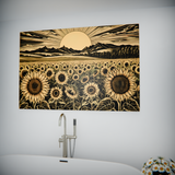 Golden Sunflower Sea