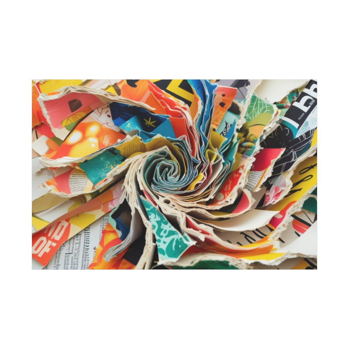 Vibrant Tornado of Colors
