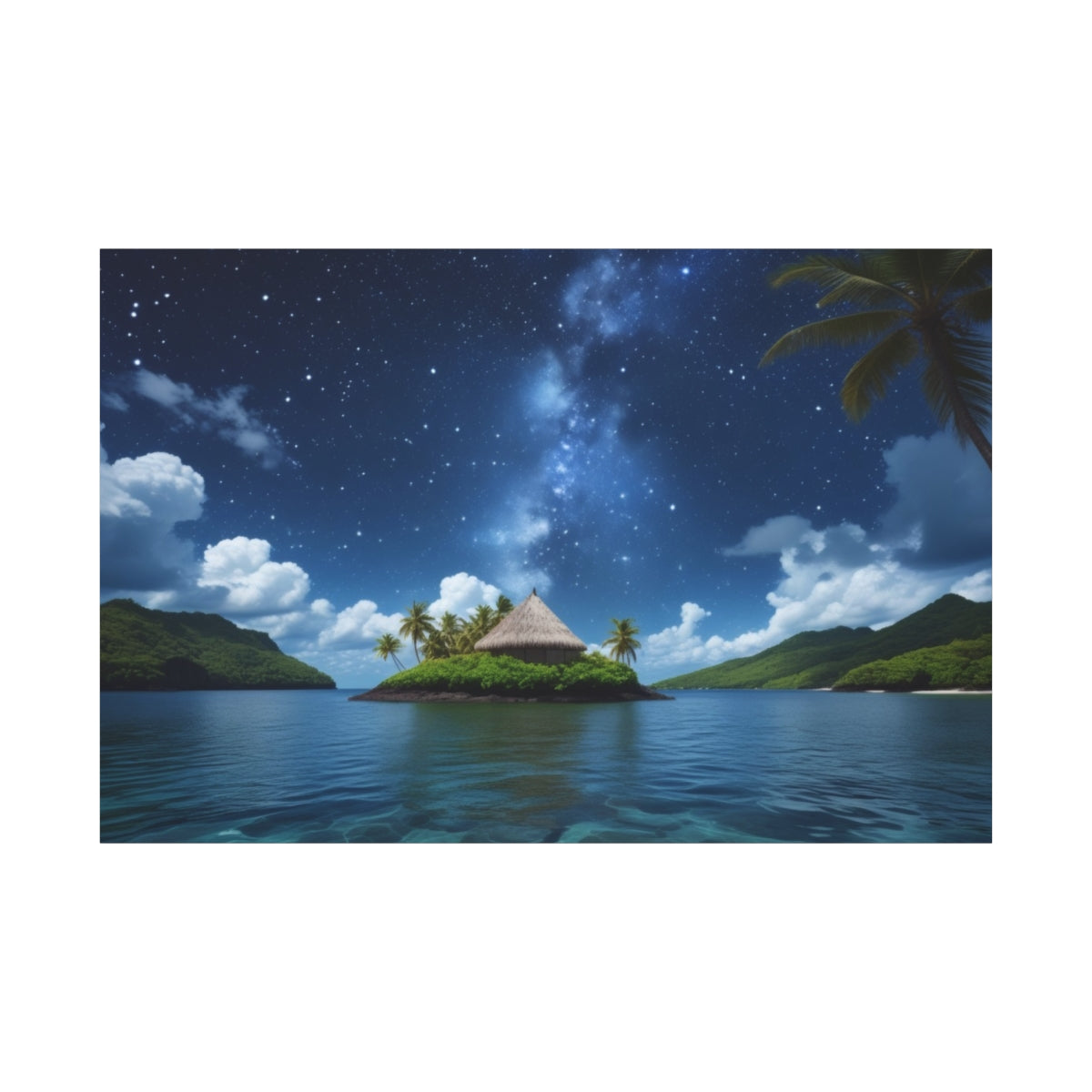 Island Dreamscape under the Stars