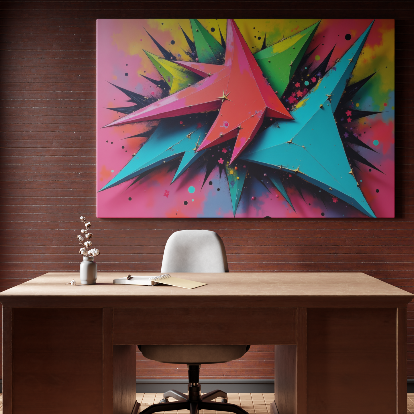 Explosive Geometric Symphony