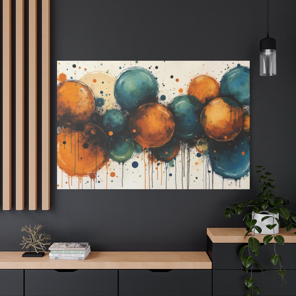Celestial Orbs in Motion