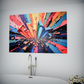 Explosive Spectrum: A Burst of Colorful Shapes