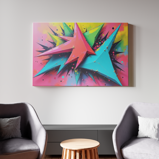 Explosive Geometric Symphony