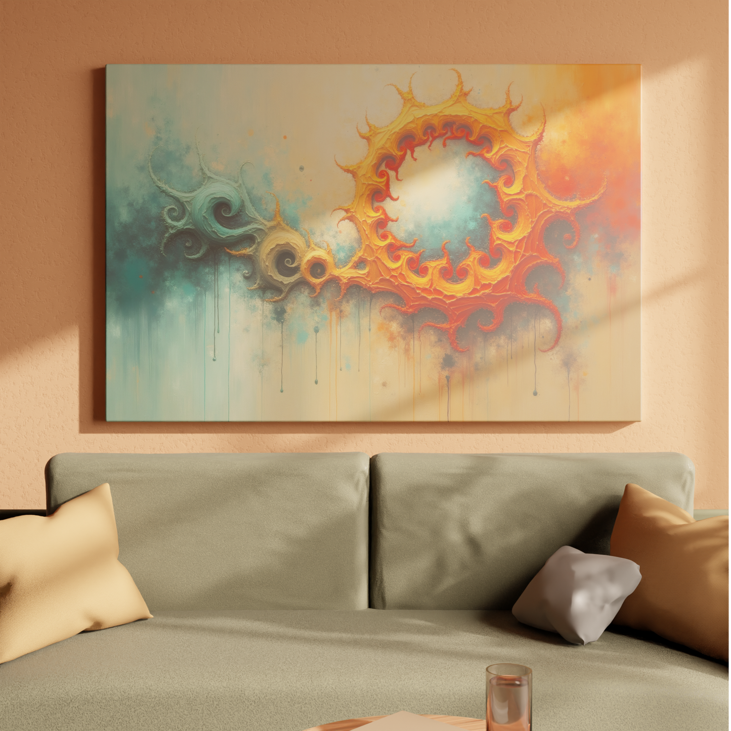 Flame and Wave Fusion