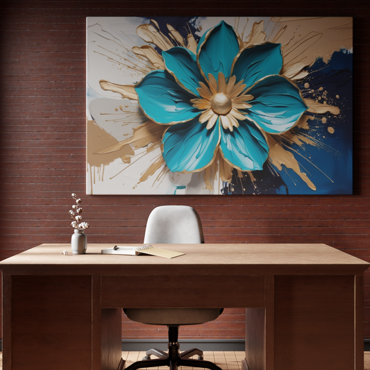 Blossom in Blue and Gold