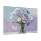 Pastel Floral Symphony in a Jar