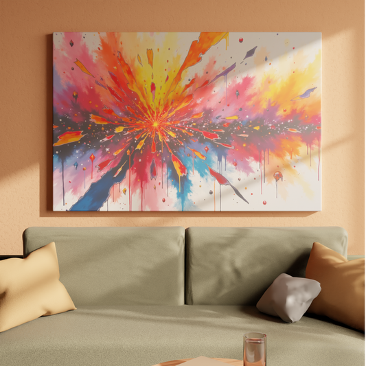 Explosive Burst of Color