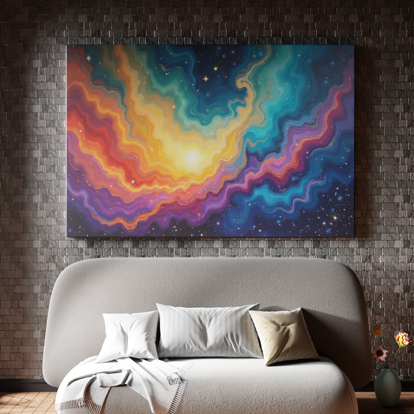 Cosmic Swirl of Colors