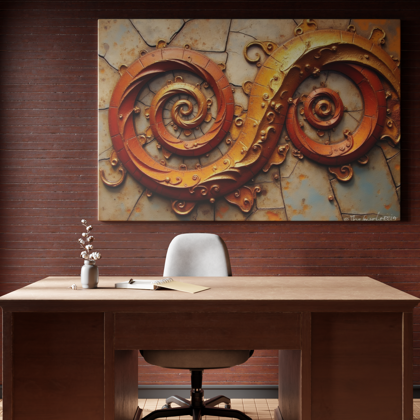 Bronze Swirl Symphony