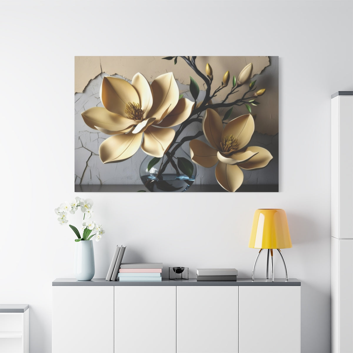 Delicate Blossoms in Glass