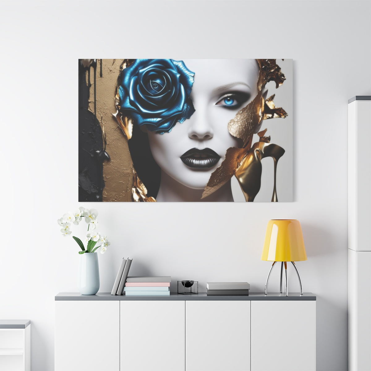 Elegance in Metallic Blooms