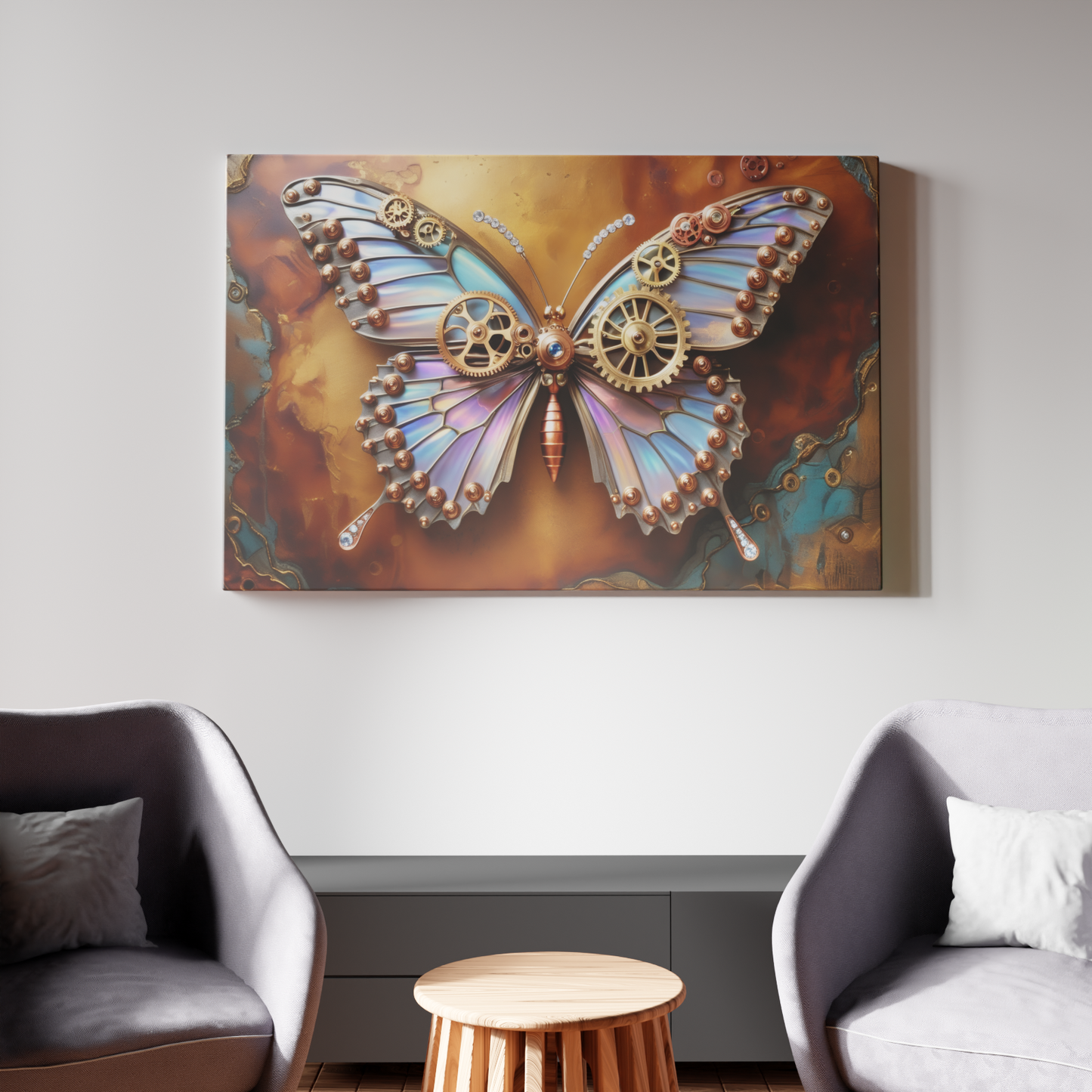 Steampunk Butterfly Elegance