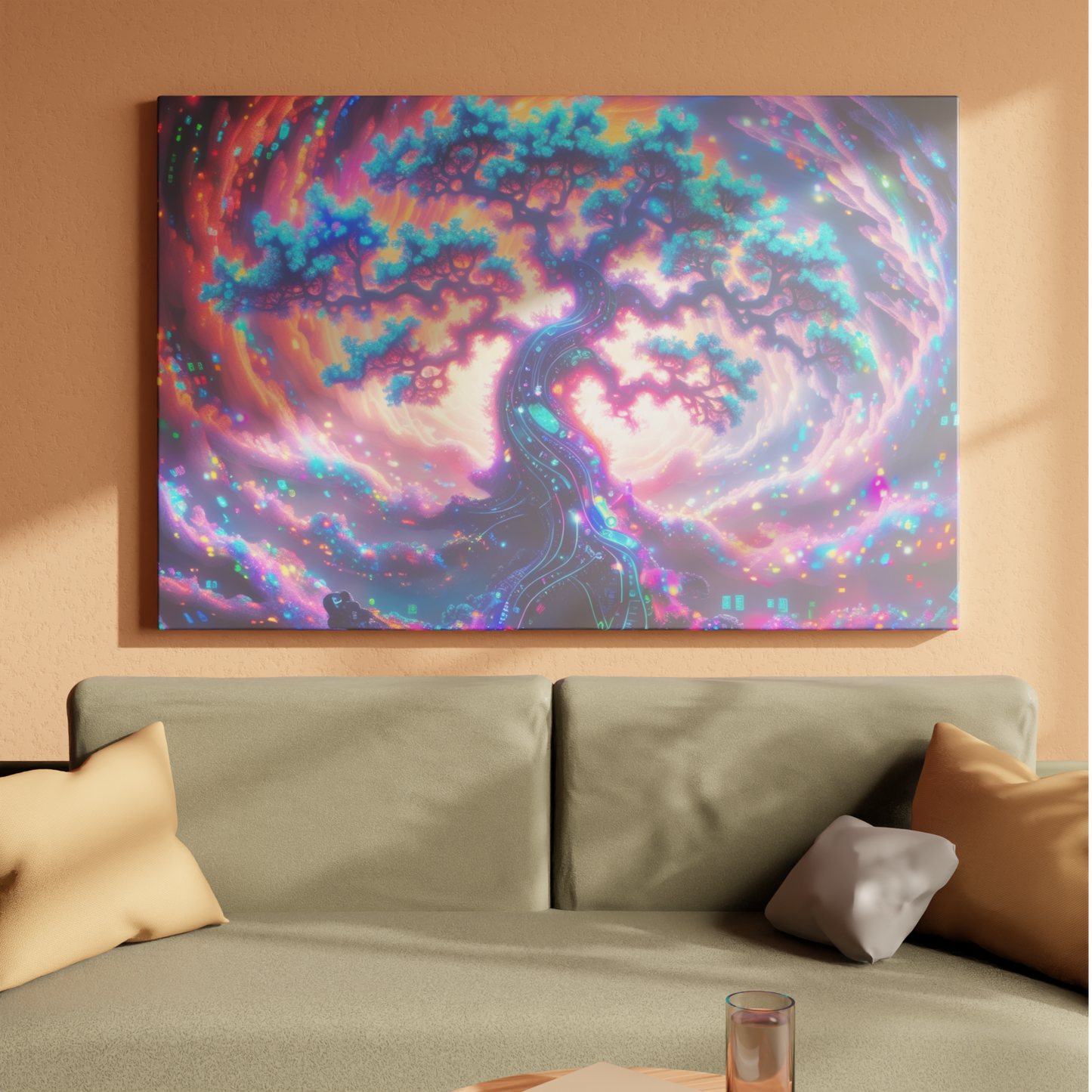 Luminescent Tree of Technicolor Dreams