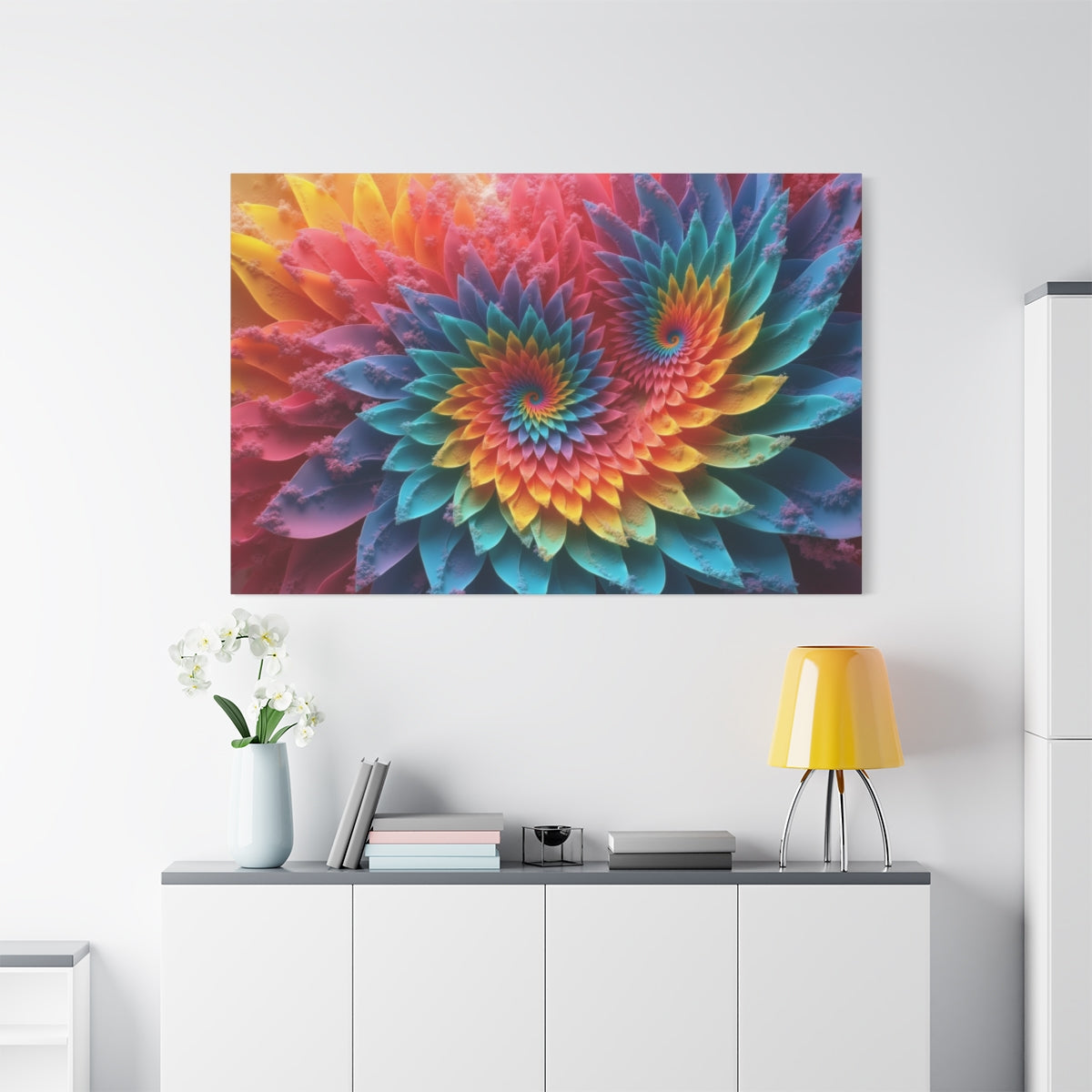 Radiant Kaleidoscope Blossoms