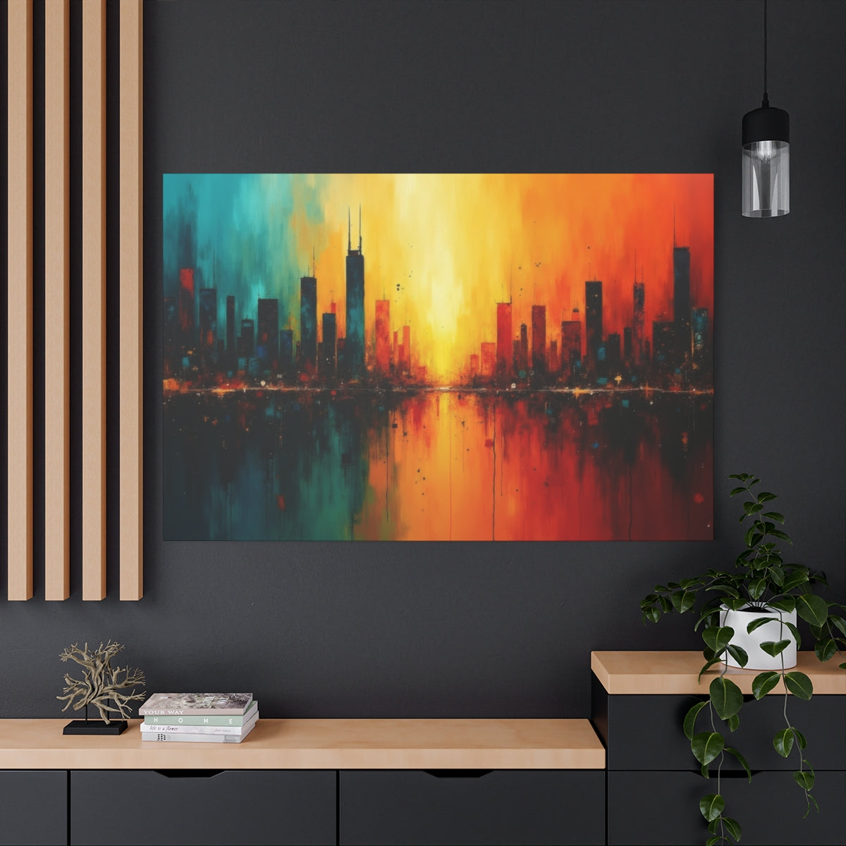 Cityscape in Flames