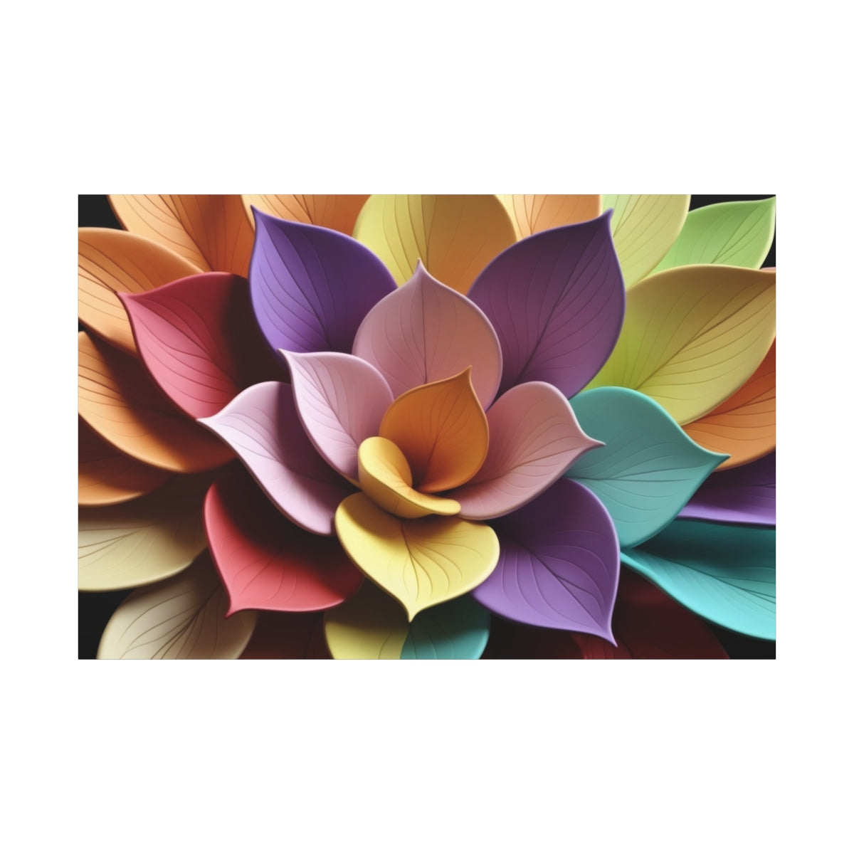Flutter of Colorful Petals