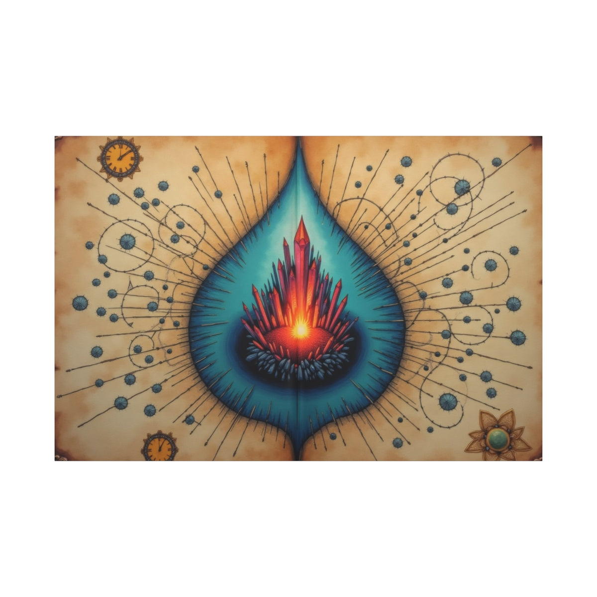 Crimson Heart of the Cosmos