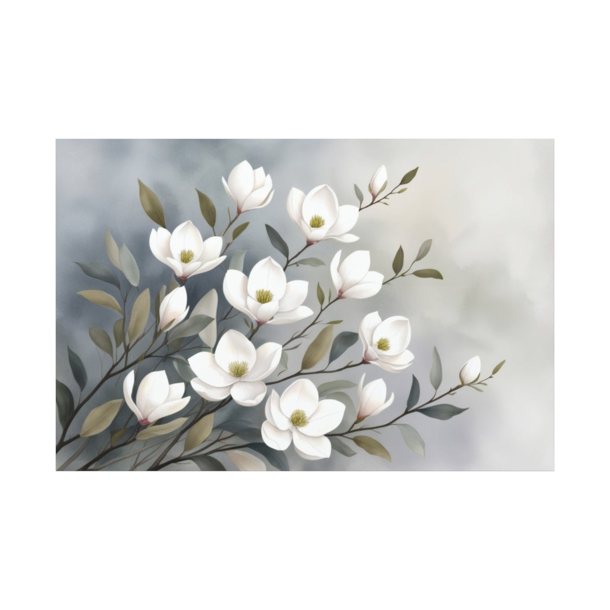 Gentle Blooms Amidst Mist