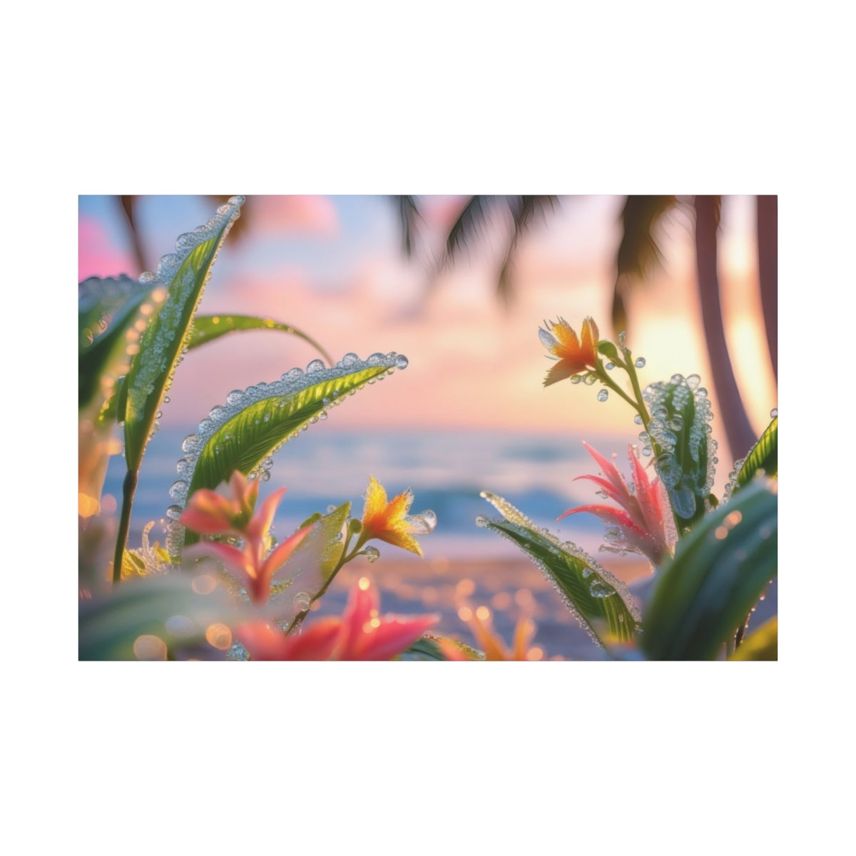Dew-Kissed Tropical Dawn