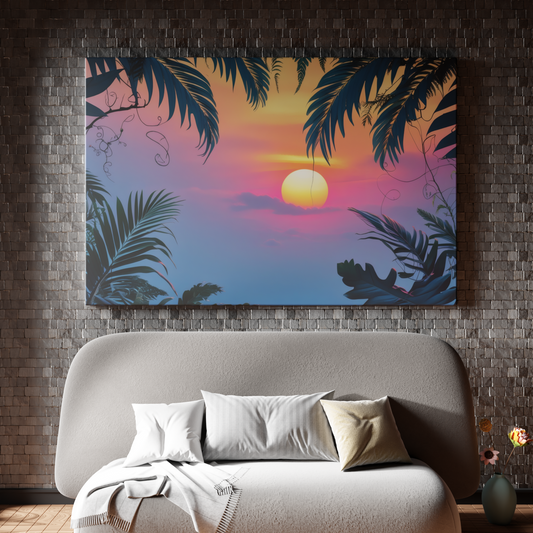 Tropical Sunset Serenity