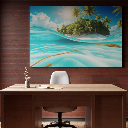 Island Serenity: Above and Below