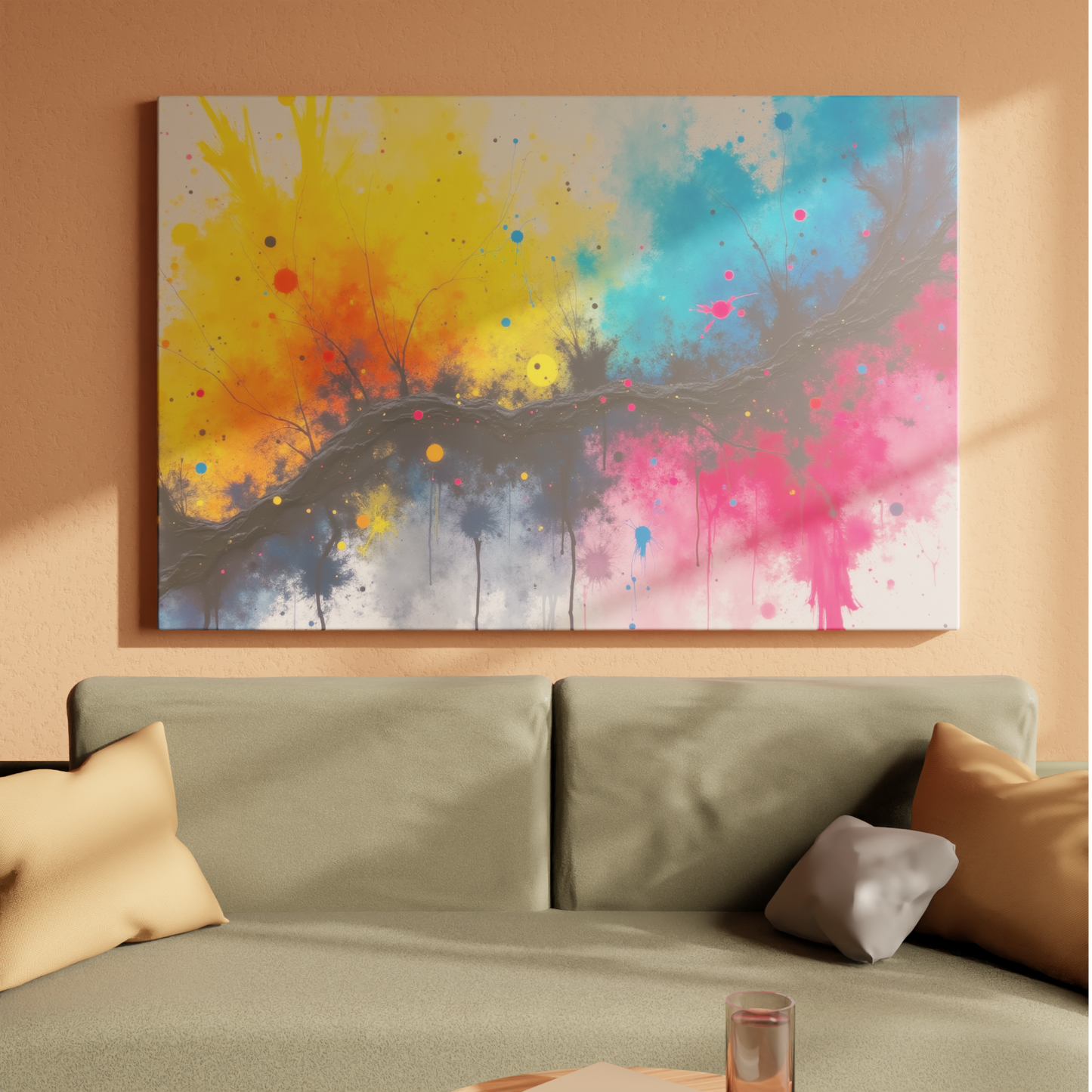 Colorful Collision of Elements