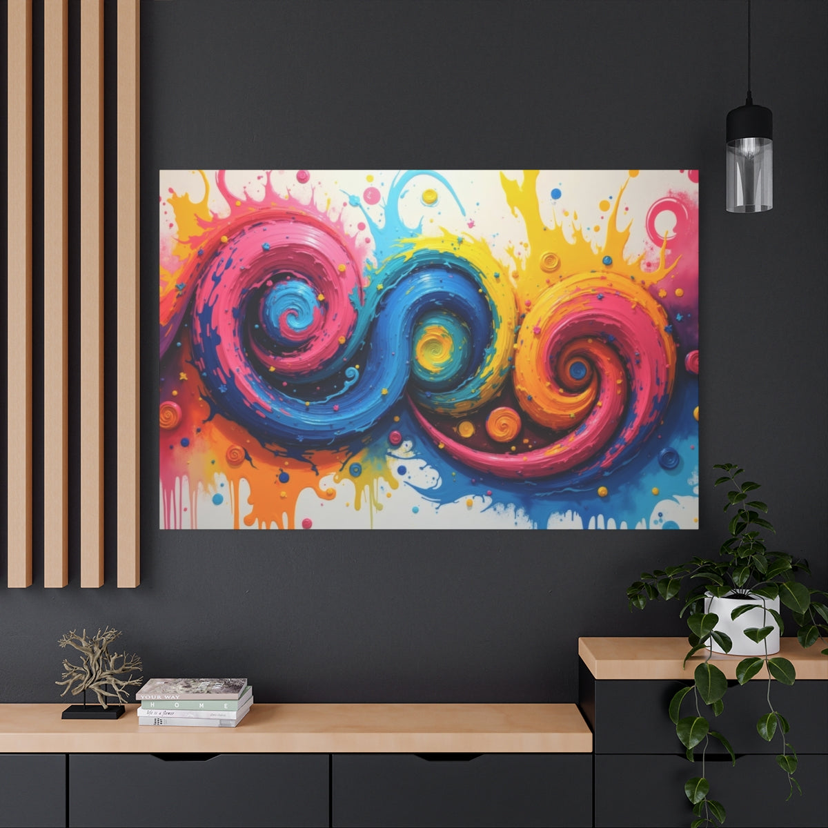 Colorful Cosmic Dance