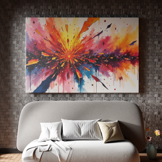 Explosive Burst of Color