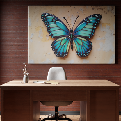 Radiant Glass Butterfly