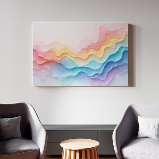 Waves of Colorful Serenity