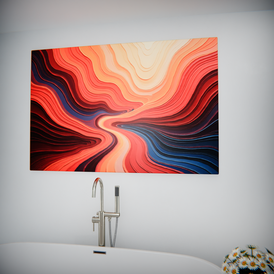 Flow of Fiery Hues